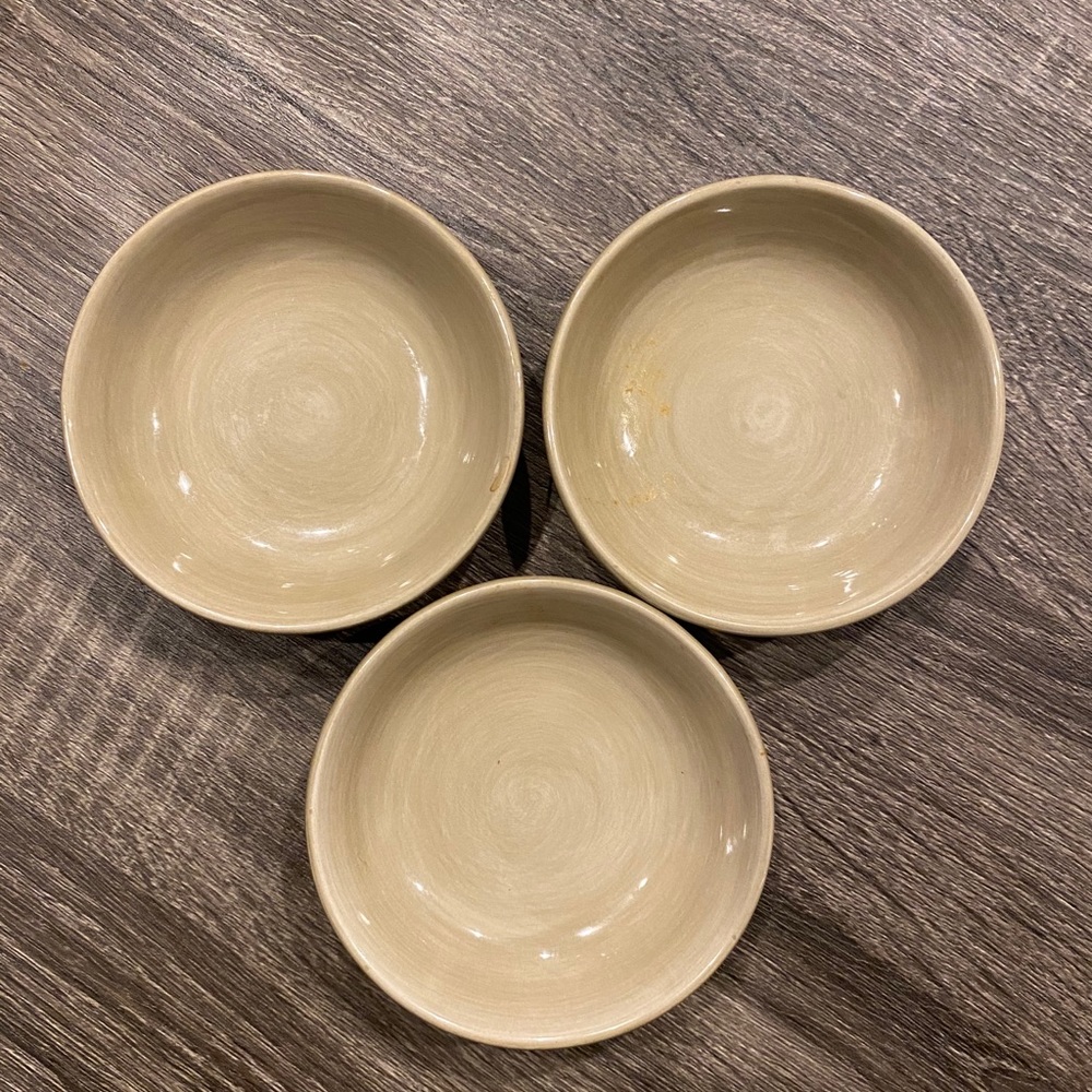 🌻3 Plate Set Table Tops Gallery Cabernet 4”Plates